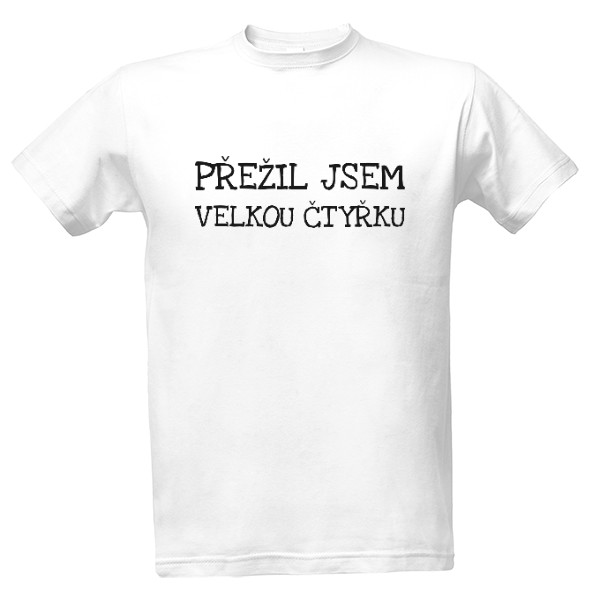Tričko s potiskem Velká čtyřka pro muže